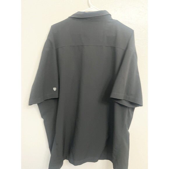 KUHL Tufflex Renegade Blackout Shirt Mens 2XL Short Sleeve Button Up Performance - Picture 6 of 8